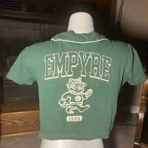 Empyre Forest Green Cropped Tee